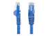 N6PATCH75BL - StarTech.com 75ft CAT6 Ethernet Cable, 10 Gigabit Snagless RJ45 650MHz 100W PoE Patch Cord, CAT 6 10GbE UTP Network Cable w/Strain Relief, Blue, Wiring is UL Certified/TIA - Front