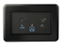 BEZ4MOD - StarTech.com Single-Module Conference Table Connectivity Box-Customizable - Top