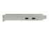 PEXUSB312C3 - StarTech.com PCIe USB 3.1 Card, 2x USB C 3.1 Gen 2 10Gbps, PCIe Gen 3 x4, ASM3142 Chipset, USB Type-C PCI Express Card, 2-Port USB 3.2 Gen 2x1 Expansion Add-On Card, Windows, macOS, Linux - Left side