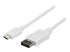 CDP2DPMM6W - StarTech.com 6ft/1.8m USB C to DisplayPort 1.2 Cable 4K 60Hz, USB-C to DisplayPort Adapter Cable HBR2, USB Type-C DP Alt Mode to DP Monitor Video Cable, Works with Thunderbolt 3, White - Right-angle