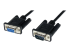 SCNM9FM1MBK - StarTech.com 1m Black DB9 RS232 Serial Null Modem Cable F/M - Right-angle