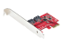 2P6G-PCIE-SATA-CARD - StarTech.com SATA PCIe Card, 2 Port PCIe SATA Expansion card, 6Gbps SATA Card, Full/Low Profile, PCI Express to SATA Adapter, ASM1061 Non-Raid SATA Controller Card - Left-angle