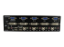 SV431DDVDUA - Startech 4 Port DVI VGA Dual Monitor KVM Switch USB with Audio and USB 2.0 Hub (SV431DDVDUA) - Back