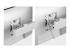 6-MONITOR-ARM-A - StarTech.com Six-Monitor Desk Mount w/ Crossbar, Up To 32" Screens/17.6lb - Close up