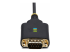 2P1FFC-USB-SERIAL - StarTech.com 2ft (60cm) 2-Port USB to Serial Adapter Cable, Interchangeable DB9 Screws/Nuts, COM Retention, USB-A to DB9 RS232, FTDI, Level-4 ESD Protection, Windows/macOS/ChromeOS/Linux - Close up