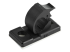 CBMCC1 - StarTech.com 100 Adhesive Cable Management Clips Black, Network/Ethernet/Office Desk/Computer Cord Organizer, Sticky Cable/Wire Holders, Nylon Self Adhesive Clamp UL/94V-2 Fire Rated - Back