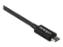 TBLT34MM80CM - StarTech 2.6ft (80cm) Thunderbolt 3 Cable, 40Gbps, 100W PD, 4K/5K Video, Thunderbolt-Certified, Compatible w/ TB4/USB 3.2/DisplayPort - Left-angle