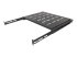 712613 - Intellinet 19" Sliding Shelf, 1U, For 600 to 800mm Depth Cabinets & Racks, shelf depth 350mm, Black - Right-angle