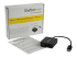 US100A20FXSC - StarTech.com USB to Fiber Optic Converter, 100Mbps, USB 2.0 to Fiber Network Adapter, 100BASE-FX SC Female Duplex Multimode Fiber/MMF Compatible, 2Km, Compact USB to Fiber LAN Adapter - Left-angle