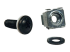 SRCAGENUTS1224 - Eaton Tripp Lite Series Rack Enclosure Square Hole Hardware 12-24 Screws & Washers 50PC - Left-angle
