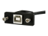 USBPNLBFBM1 - StarTech 1 ft Panel Mount USB Cable B to B - Close up