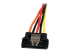 PYO2LSATA - StarTech 6in Latching SATA Power Y Splitter Cable Adapter - Close up