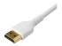 RHDMM2MPW - StarTech.com 2m Premium Certified HDMI 2.0 Cable with Ethernet, Durable High Speed UHD 4K 60Hz HDR 10, 6ft Rugged M/M HDMI Cord with Aramid Fiber, TPE, Ultra HD Monitors, TVs & Displays - Close up