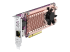 QM2-2P10G1TB - QNAP QM2-2P10G1TB - Storage controller - Left-angle