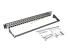 N254-024-SH-6A - Eaton Tripp Lite Series 24-Port Cat6a Patch Panel Shielded Feedthrough Rackmount RJ45 1U - Front