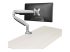 ARMPIVOTHD - StarTech.com Desk Mount Monitor Arm, Heavy Duty Ergonomic VESA Monitor Arm, Single Display up to 9kg, Full Motion, Height Adjustable, Articulating, Aluminum, C-Clamp/Grommet, Silver - Back