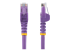 N6PATC7MPL - StarTech.com 7m CAT6 Ethernet Cable, 10 Gigabit Snagless RJ45 650MHz 100W PoE Patch Cord, CAT 6 10GbE UTP Network Cable w/Strain Relief, Purple, Fluke Tested/Wiring is UL Certified/TIA - Front