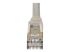 6ASPAT7MGR - StarTech.com 7m CAT6A Ethernet Cable, 10 Gigabit Shielded Snagless RJ45 100W PoE Patch Cord, CAT 6A 10GbE STP Network Cable w/Strain Relief, Grey, Fluke Tested/UL Certified Wiring/TIA - Close up
