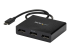 MSTCDP123DP - StarTech.com 3 Port Multi Monitor Adapter USB-C to 3x DisplayPort 1.2 Video Splitter USB Type-C to DP MST Hub, Dual 4K 30Hz or Triple 1080p, Compatible with Thunderbolt 3, Windows Only - Right-angle