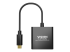 TC-USBCVGA/BL - VISION - Adapter - 24 pin USB-C male to HD-15 (VGA) female - Top