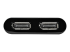 USB32DP24K60 - StarTech.com USB 3.0 to Dual DisplayPort Adapter 4K 60Hz, DisplayLink Certified, Video Converter with External Graphics Card - Close up