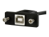 USBPNLBFBM3 - StarTech 3 ft Panel Mount USB Cable B to B - Close up