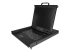 RKCONS1701 - StarTech.com Rackmount KVM Console, Single Port VGA KVM with 17" LCD Monitor for Server Rack, Fully Featured Universal 1U LCD KVM Drawer with Cables & Hardware, USB Support, 50,000 MTBF - Right-angle