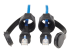 N200P-023BL-IND - Eaton Tripp Lite Series Industrial Cat6 UTP Ethernet Cable (RJ45 M/M), 100W PoE, CMR-LP, IP68, Blue, 23 ft. (7.01 m) - Close up