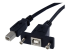 USBPNLBFBM1 - StarTech.com 1 ft Panel Mount USB Cable B to B - Front