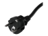 PXTEUC192M - StarTech.com 2m (6ft) Computer Power Cord, 16AWG, EU Schuko to C19 Power Cord, 16A 250V, Black Replacement AC Cord, TV/Monitor Power Cable, Schuko CEE 7/7 to IEC 60320 C19 Power Cord - Close up