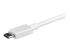 CDP2DPMM1MW - StarTech.com 3ft/1m USB C to DisplayPort 1.2 Cable 4K 60Hz, USB-C to DisplayPort Adapter Cable HBR2, USB Type-C DP Alt Mode to DP Monitor Video Cable, Compatible with Thunderbolt 3, White - Close up