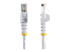 45PAT2MWH - StarTech.com 2m White Cat5e / Cat 5 Snagless Patch Cable - Multi-angle