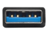 U360-004-SLIM - Eaton Tripp Lite series 4-Port Portable Slim USB 3.0 Superspeed Hub w/ Built In Cable - Close up