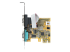 21050-PC-SERIAL-CARD - StarTech.com 2-Port PCI Express Serial Card, Dual Port PCIe to RS232 (DB9) Serial Interface Card, 16C1050 UART, Standard or Low Profile Brackets, COM Retention, For Windows & Linux - Top