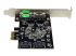 PEXESAT322I - StarTech.com 2 Port PCI Express SATA 6 Gbps eSATA Controller Card - Right-angle