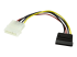 SATAPOWADAP - StarTech.com 6in 4 Pin LP4 to SATA Power Cable Adapter - Front