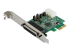 PEX4S953 - StarTech.com 4-port PCI Express RS232 Serial Adapter Card, PCIe RS232 Serial Host Controller Card, PCIe to Serial DB9 Card, 16950 UART, Desktop Expansion Card, Windows, macOS, Linux - Right-angle