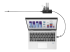 7PJ38AA - HP Travel Hub G2 - Port replicator - Front