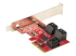 6P6G-PCIE-SATA-CARD - StarTech.com SATA PCIe Card, 6 Port PCIe SATA Expansion card, 6Gbps SATA Card, Low/Full Profile, Stacked SATA Connectors, ASM1166 Non-Raid SATA Controller Card - Right-angle