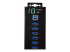 HB30A10AME - Startech 10 Port USB Hub with Power Adapter, Surge Protection, Metal Industrial USB 3.0 Data Transfer Hub, Din Rail, Wall or Desk Mountable, High Speed USB 3.1/ USB 3.2 Gen 1 5Gbps Hub - Close up