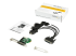 PEX4S953 - StarTech.com 4-port PCI Express RS232 Serial Adapter Card, PCIe RS232 Serial Host Controller Card, PCIe to Serial DB9 Card, 16950 UART, Desktop Expansion Card, Windows, macOS, Linux - Front