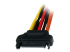PYO2LSATA - StarTech 6in Latching SATA Power Y Splitter Cable Adapter - Close up