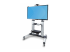 1110C-MOBILE-TV-CART - StarTech.com Rolling TV Cart/Stand On Wheels, Up to 100inch/220lb Screens - Right-angle