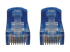 N261-006-BL - Eaton Tripp Lite Series Cat6a 10G Snagless Molded UTP Ethernet Cable (RJ45 M/M), PoE, Blue, 6 ft. (1.8 m) - Close up