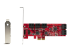 10P6G-PCIE-SATA-CARD - StarTech.com SATA PCIe Card, 10 Port PCIe SATA Expansion card, 6Gbps SATA Card, Low/Full Profile, Stacked SATA Connectors, ASM1062 Non-Raid SATA Controller Card / Adapter - Front