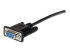 MXT1001MBK - StarTech 1m Black Straight Through DB9 RS232 Serial Cable - Close up