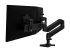 45-684-292 - Ergotron LX Pro - Mounting kit (dual direct arm, 2 pivots, 2-piece desk clamp, attachment hardware, base, dual displays bow, extension, pole, pole collar) - Right-angle