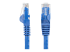 N6PATCH75BL - StarTech.com 75ft CAT6 Ethernet Cable, 10 Gigabit Snagless RJ45 650MHz 100W PoE Patch Cord, CAT 6 10GbE UTP Network Cable w/Strain Relief, Blue, Wiring is UL Certified/TIA - Front