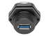 U325-000-IND - Eaton Tripp Lite Series USB 3.0 Coupler, SuperSpeed, 3.0/3.1, Industrial - Front