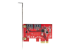 2P6G-PCIE-SATA-CARD - Startech SATA PCIe Card, 2 Port PCIe SATA Expansion card, 6Gbps SATA Card, Full/Low Profile, PCI Express to SATA Adapter, ASM1061 Non-Raid SATA Controller Card - Top